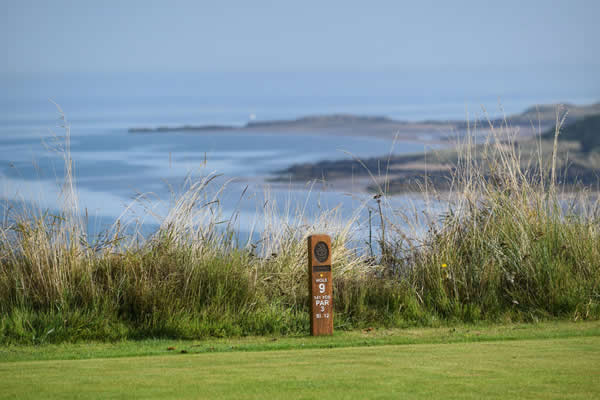 Gullane 9th tee